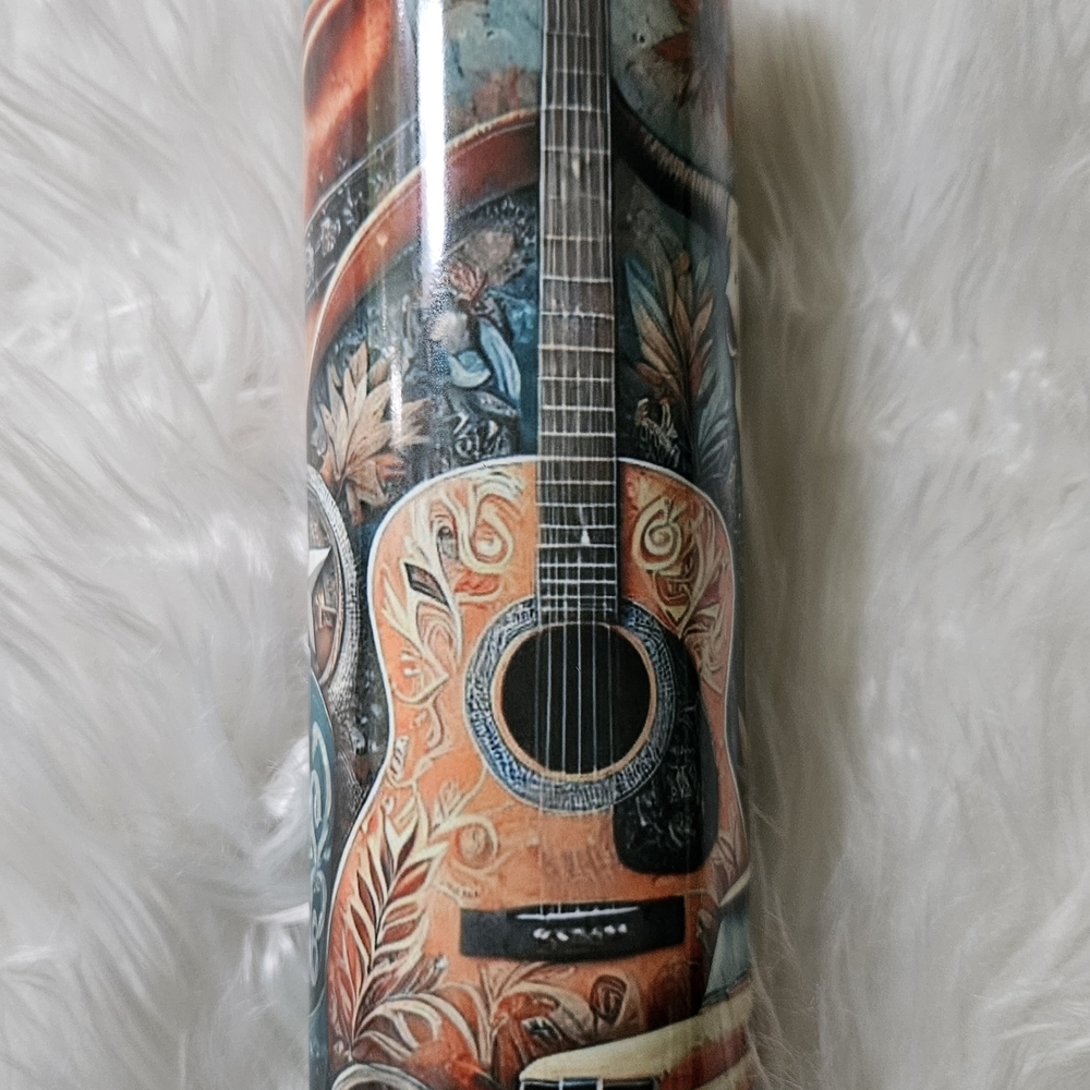 Othr Artistic Guitar Water Bottle - Multicolor
